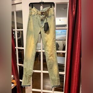 Monfrere Grayson Nile Stylish Slim Fit Two-Tone Jeans